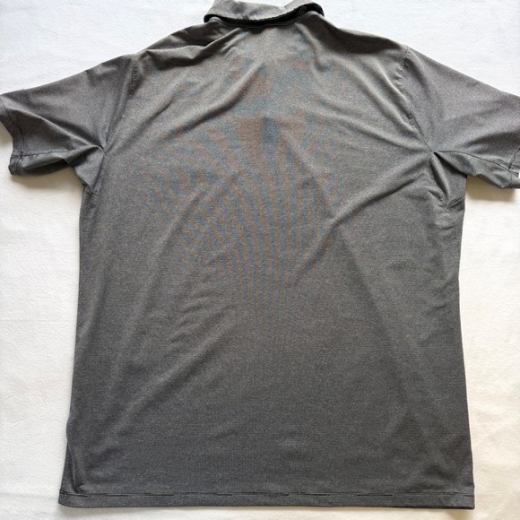 Nike Golf Polo Striped Men's XXL Dri-Fit Standard Fit Black White Performance - Picture 4 of 8